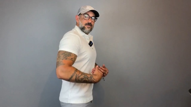 Camiseta Polo para Hombre Muscle Cmdr de Algodón con Cuello en V y Diseño Slim Fit miniatura 7