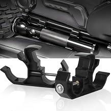 Flashlight Holder Bracket Mount for Jeep - Suitable for 2018-2025 Jeep Wrangler Unlimited 4-Door JL & 2020-2025 Jeep Gladiator JT