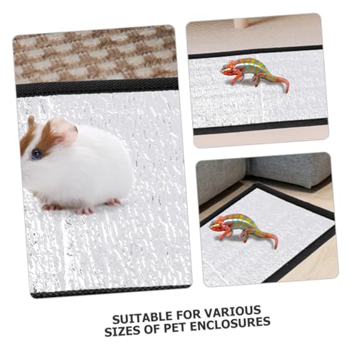 Almohadilla calefactora para reptiles con película de aluminio reflectante miniatura 3