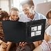 Ywlake Photo Album 4x6 500 Pockets Photo, Extra Large Capacity Family Wedding Picture Albums Holds 500 Horizontal and Vertical Photos Black