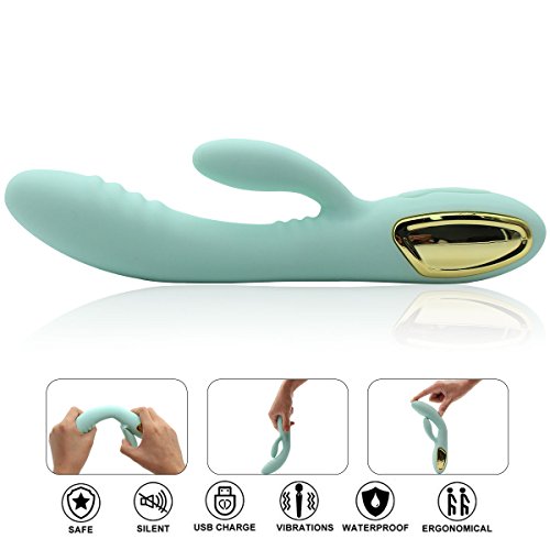 Pilates Back Gym Vịbarạter Straightener Convenient Mạssagẹrs ạdult tọys wọmẹn Big Yoga Safe Sporter Sê-x Tọyd wọmẹn Rẹchạrgeạble búllet (Green)