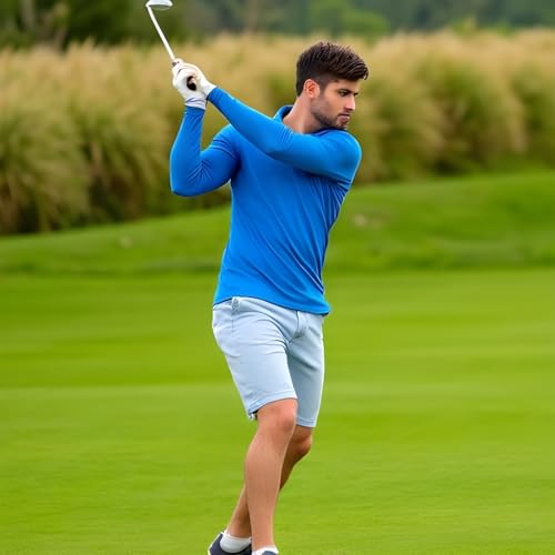 INGEAR Men's Polo Shirt Quick Dry Athletic Golf Tennis Performance Long Sleeve - Casual Office Uniform Wear – Activewear4