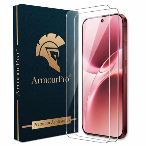 Image of ArmourPro 3D Borderless Tempered Glass for Vivo V70 and Vivo V70 Elite, Set of 2 HD Clear Screen Protectors with 3D Curved Edges, 9H Hardness, Oleophobic Coating, Case Friendly