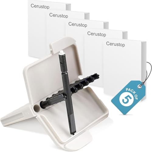 Original Cerustop Filtro para Audífonos (5 Pack, 40 Piezas) – Filtros Anticerumen Premium | Compatible con Phonak, Widex, Unitron, Resound, Hansaton y Audio Service – Accesorios para Audífonos