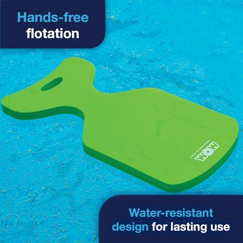Image of WOW Sports Foam Water Saddle Float - Whale Tail - Soft Vinyl-Coated - Hands-Free Pool Seat - for Kids & Adults