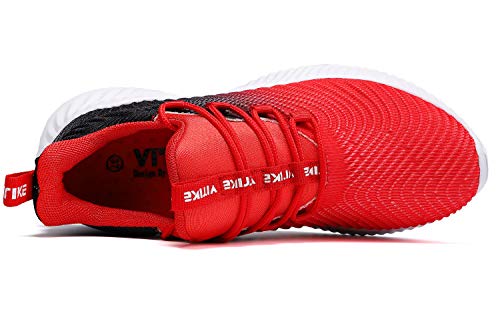 Image of JMFCHI Boys Girls Kids Sneakers Knitted Mesh Running Tennis Athletic Shoes