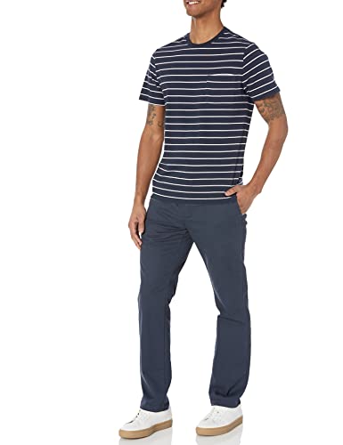 Image of Amazon Essentials Men's Short-Sleeve Crewneck Pocket T-Shirts, Pack of 2