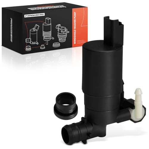 Image of Frankberg Windscreen Washer Pump Windshield Front Rear 2-Pin Compatible with 308 SW II L4 LC LJ LR LX Berlingo B9 Megan.e IV K9A/M/N Replace# 643475