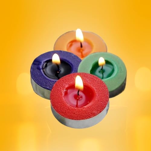 Naturegoon Unscented Premium Wax Tealight Candles(Pack of 100) | odorless | Smokeless | Ideal use for Home Decoration, Diwali, Navratra, Special Occasions & Festivals. (Pack of 100) 4