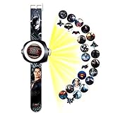 xjS Montre Fille Spiderman Montres Enfants Princesse Projection Cartoon Motif numérique Montre Enfant for Les garçons LED Filles Affichage de l'horloge Relogio Cadeau (Color : BFX no Box)