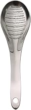 Mimo Style Colher Ralador em Aço Inoxidável. Prático para Ralar Queijo, Casca de Limão, Gengibre, Coco, Produto Leve, Prático e Fácil de Manusear, Material Inox