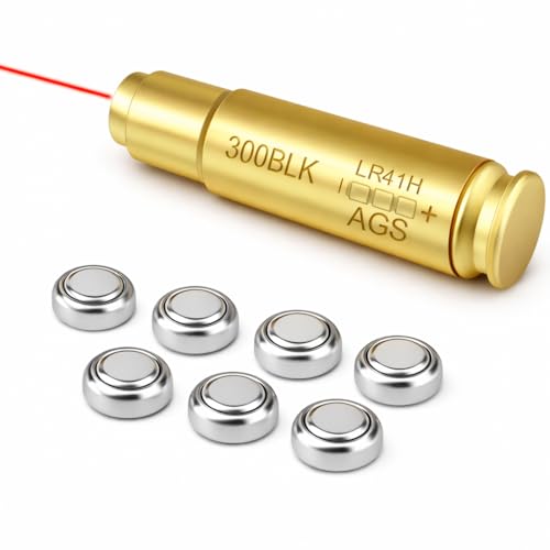 360 Tactical 300BLK Blackout Boresight with Red-Laser 300BLK 7.62x35mm Boresight with Red-Laser 300 blk 300 Blackout BLK 7.62x35mm Bore Sighter with 6 Battery