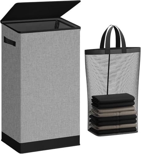 SOLEDI Laundry Hamper with Lid...