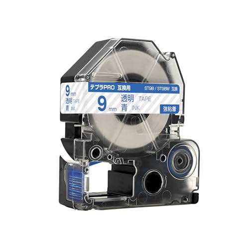 �L���O�W���p �e�v�� PRO ST9B ST9BW 9mm �����e�[�v ���� ���S�� �P�i �݊��e�[�v �e�v��PRO�p �e�[�v�J�[�g���b�W