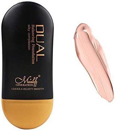 Me Now Dual Cream Balancing Foundation Matte Silky Complextion 50ml (B) for Medium to Dark Skin Tone
