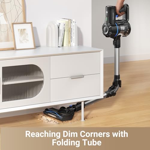 Image of DREAME Mova J10 Cordless Stick Vacuum Cleaner, 8K Pa Powerful Suction, 4x2200 mAh Battery, 35 Minutes Running Time, Folding Tube for Corner Cleaning, 0.5 Litre