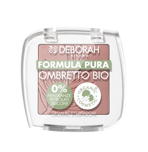Deborah Ombretto Occhi Mono BIO Formula Pura Colore n.05 Pink, con ingredienti 100% di origine naturale, Vegan e Animal Friendly