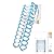 12 Steps Attic Ladder,9.5-10.17ft Folding Attic Ladder Pull Down System,Wall-Mounted Attic Stairs,Loft Ladder, Retractable Stair Ladder, Alloy Attic Access Ladder for Attics/Basements, Up to 880lbs