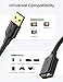 UGREEN USB Extension Cable USB 3.0 Extender Cord Type A Male to Female Data Transfer Lead for Playstation, Xbox, Oculus VR, USB Flash Drive, Card Reader, Hard Drive, Keyboard, Printer, Camera (6ft)