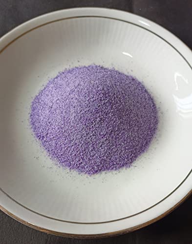 Natural Purple Chalcedony Crushed Fine Powder 300 ct/ 60 gm, Crushed Chalcedony dust Powder, Perfect for Mineral Art, Inlay Work, Resin Art