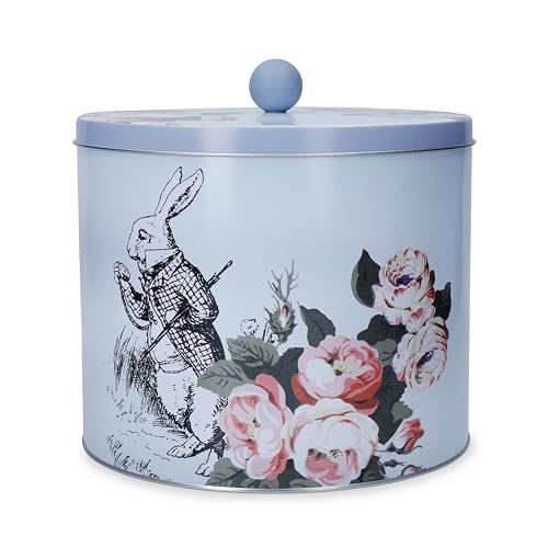 MIKASA and the V&A - Molde grande para galletas con tapa, perfecto para galletas y galletas, colección Alicia en el país de las maravillas, 15 cm, regalo para ella