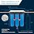 SpiroPure SP-WH300 Advanced 3-Stage Whole House Water Filter, Sediment Chlorine Chloramine Lead Mercury Heavy Metals Fluoride PFOA PFAS, Salt Free Water Softener Descaler