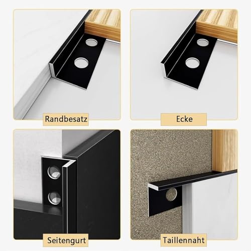 Profilé finition carrelage alu doré de qualité supérieure - 7