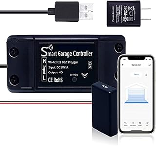 DoinMaster Smart Garage Door Opener Remote, Compatible with Apple HomeKit, Amazon Alexa, Google Assistant, SmartThings, Multiple Notification Modes, No Hub Needed