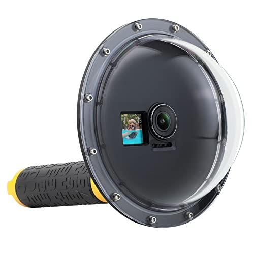 SOONSUN Dome Port for DJI Osmo Action 1 Camera, Dome Port Lens Built-in Waterproof Housing Case for DJI Osmo Action 1 Camera Underwater Photography