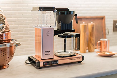 Technivorm Moccamaster 59162 KBG, 10-Cup Coffee Maker, 40 oz, Copper