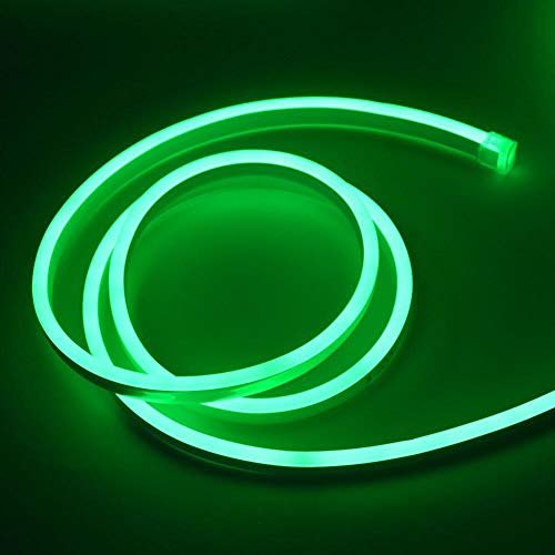 SUNXK 220V Fairy Tale neon LED Lights Rope Lights Waterproof neon Stage Advertising Lights Outdoor Decoration neon Lights SUNXK (Emitting Color : Green)
