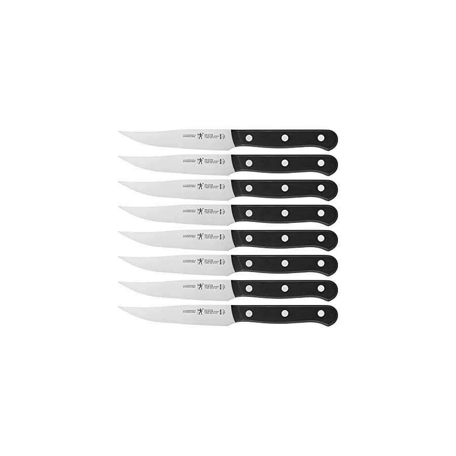 HENCKELS-Solution-Razor-Sharp-Steak-Knife-Set-of-8-German-Engineered-Informed-by-100-Years-of-Mastery-Gift-Set HENCKELS Solution Razor-Sharp Steak Knife Set of 8, German Engineered Informed by 100+ Years of Mastery,Black
