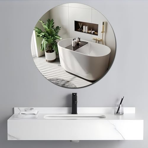 MCLEULLA Acrylic Mirror for Walls, HD Large Bathroom Mirror Stickers Wall-Mounted Unbreakable shatterproof Mirrors for Make Up Vanity Baby Room Frameless Mirror Living Room Bedroom Decor Decoration - Cosy Home Interiors MCLEULLA Acrylic Mirror for Walls, HD Large Bathroom Mirror Stickers Wall-Mounted Unbreakable shatterproof Mirrors for Make Up Vanity Baby Room Frameless Mirror Living Room Bedroom Decor Decoration - Image 6