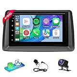 fiat panda elektro 【Touchscreen-Autoradio kompatibel mit Fiat Panda 2003–2011】 Autoradio Integriertes Android 14-System, mit 4-Kern-Prozessor, hervorragender Leistung, hoher Energieeffizienz, ausgestattet mit 4 GB RAM, um einen reibungslosen Betrieb und eine schnellere Reaktion zu gewährleisten, 64 GB ROM können mehr Anwendungen installieren.