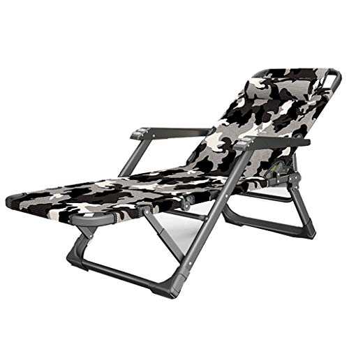 Chaise longue pliable grand confort pour soulager le dos au jardin