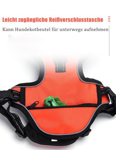 Yonsbox Personalisiertes Hundegeschirr mit Namen & Telefonnummer – Reflektierendes Brustgeschirr im Westen-Design aus Oxford-Gewebe, Bequem & Sicher für Hunde