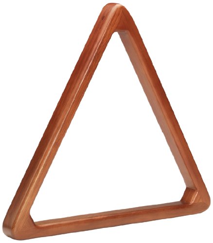 Pro Series TR8HD-F Heavy Duty Wooden Billiard Ball 8-Ball Triangle Rack, Old World Mahogany