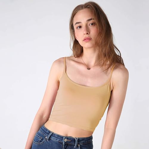 Image of NEWITIN 4 Pack Spaghetti Strap Camisole Top Adjustable Strap Tank Top for Women