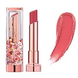 CORINGCO Sparkle Cute Changes Color Lip Balm｜ Colored Lip Cream Lip Gloss, Glitter Lip Care Lip Pack Birthday Gift Glitter Gift Sequin Shiny Spangle Lipbalm (#05 Rose Red)