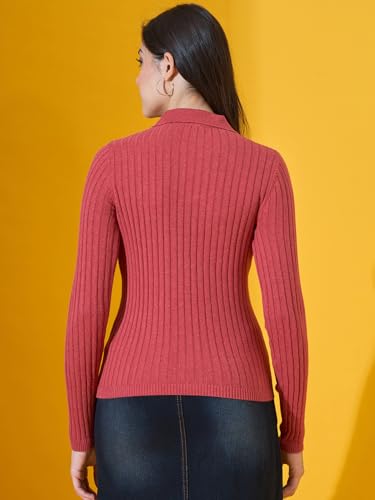 Image of 98 Degree North Women Pullover-G111571-REDMELANGE