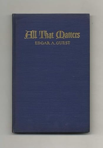 All That Matters B00085C4JC Book Cover