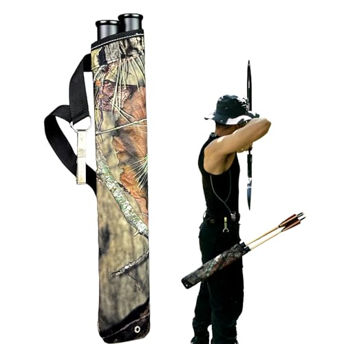 JIALUCONG Tubo de flecha de camuflagem - aljava de flecha camufla...