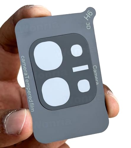 Image of Pack 1- Back Camera Lens Protector for Oppo F31 5G [3D Premium] Camera Glass Protector (Black)