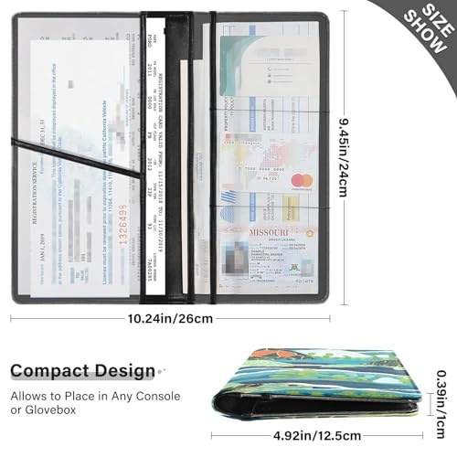 Organizador para auto cuero PVC miniatura 3