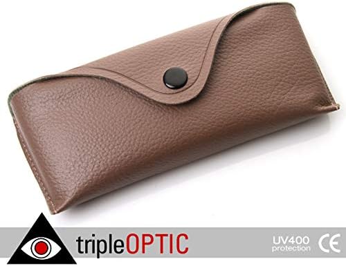 Miniatura 4 de zeroUV Funda protectora de vinilo retro para gafas de sol con cierre a presión