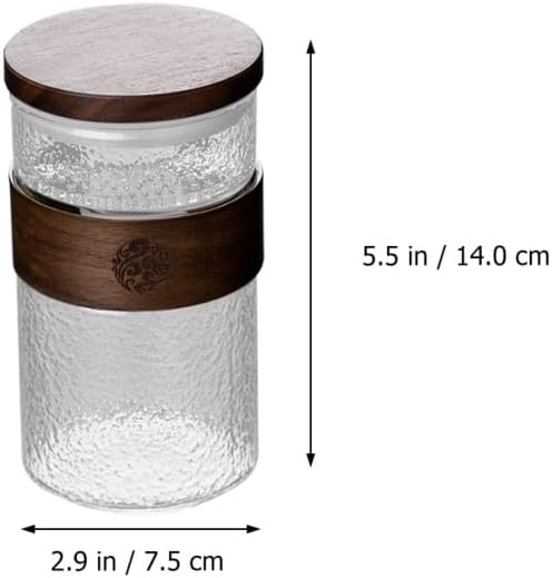 ABOOFAN Tea Cup with Lid Portable Teacup with Crescent Multi-Hole Filter Mesh Glass Tea Infuser Container for Office Home Milk Hot Water and Drinks 5.51 X 2.95 X 2.95 in