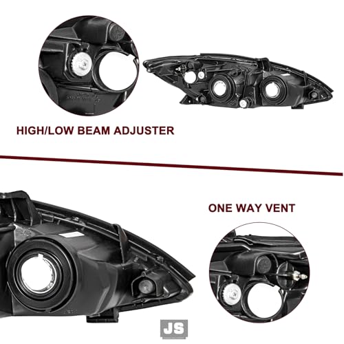 Image of JSBOYAT Headlight Assembly Fits for 2002 2003 2004 Toyota Camry SE /LE /XLE