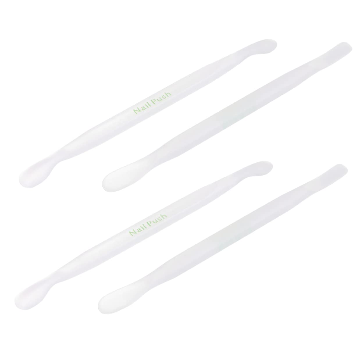 FOMIYES Travel-sized Nail Dead Skin Push Set 4pcs Cuticle Tools Kit Nail Trimmer Pusher Scraper for Daily Use