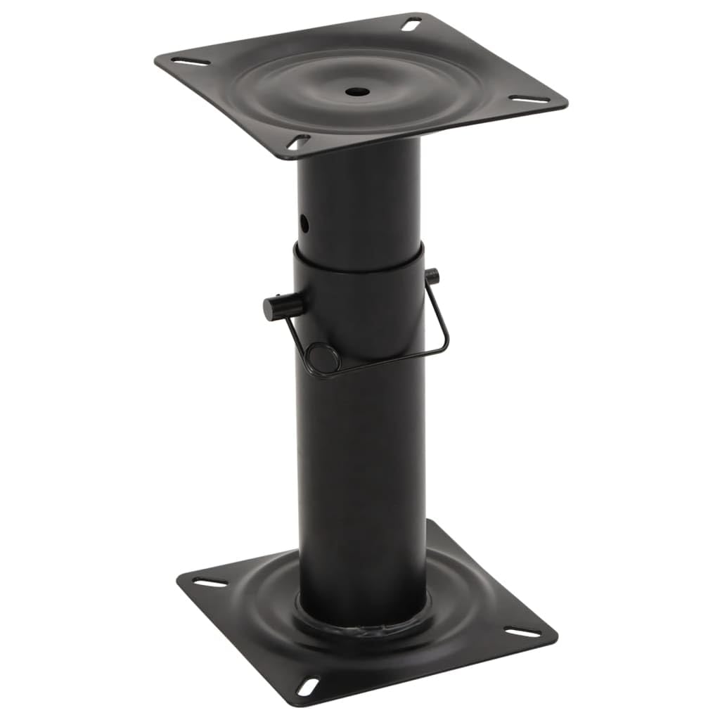 Klappbares Bootssitz Set mit hoher Rückenlehne, wasserfestem PVC und PU, höhenverstellbarer Sitzkonsole, Aluminiumrahmen, 2-teilig für Segelboot, Jolle, Yacht, Katamaran, Cockpit, Deck
