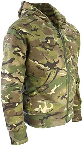 Kombat UK Sudadera con Capucha para ni&ntilde, Camuflaje, Infantil, Color British Terrain Pattern, tamaño 9-11 años Cover